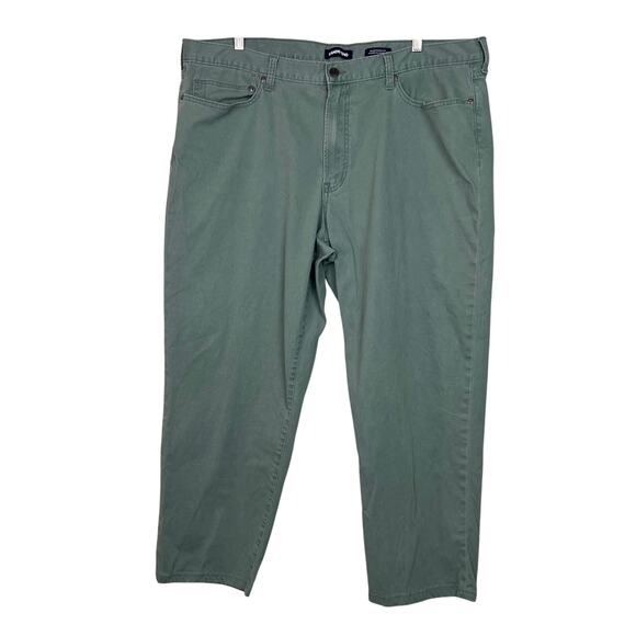 Lands' End Men's Size 42 x 28 Sage Green Traditional Fit Coupe Classique Pants - Picture 1 of 8